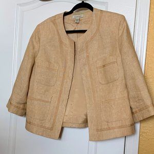 Channel Style Tailored Linen Jacket Free S…